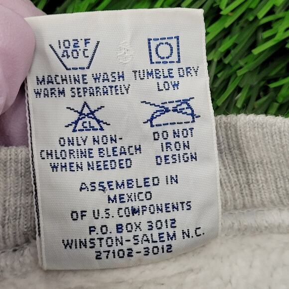 Vintage Champion Reverse Weave Notre-Dame Sweatshirt L/XL 22x27 Heavyweight - Picture 14 of 14